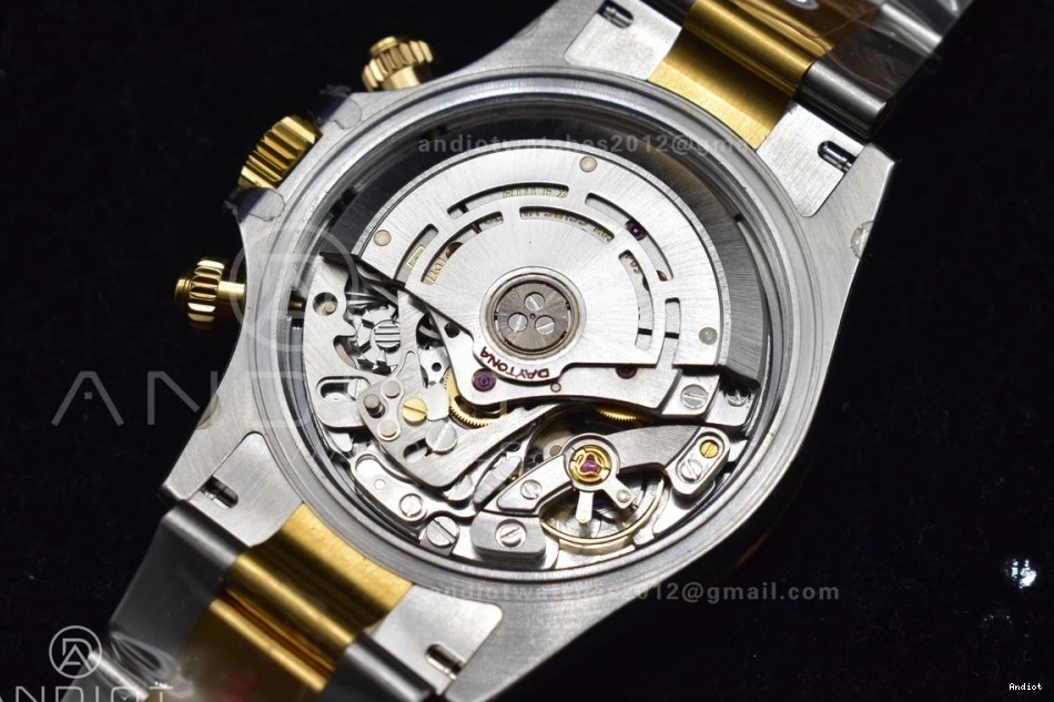 Best SA4130 and 1:1 904L Black Case Bracelet SS BTF Dial Edition 116503 Daytona 0428